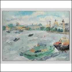 ЕЛЬНИЦКАЯ Вера Андреевна (1966) На реке. 2000‑е