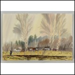 СВЕШНИКОВ Борис Петрович (1927–1998) Апрельский лес. 1977