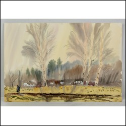 СВЕШНИКОВ Борис Петрович (1927–1998) Апрельский лес. 1977