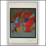 ШЕМЯКИН Михаил Михайлович (1943) Карнавалы Санкт-Петербурга. Бюст в маске. 1978