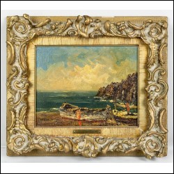 БУРЛЮК Давид Давидович (1882–1967) Морской пейзаж. Бонин (Огасавара). 1920‑е — вторая четверть XX века