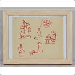 КРАСНОПЕВЦЕВ Дмитрий Михайлович (1925–1995) Шесть эскизов натюрмортов. 1960‑е