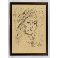 ЗВЕРЕВ Анатолий Тимофеевич (1931–1986) Портрет Оксаны Михайловны Асеевой. 1968