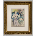 МАЛЯВИН Филипп Андреевич (1869–1940) В саду. Женский портрет. 1930‑е