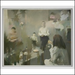 ГОРОХОВСКИЙ Эдуард Семёнович (1929–2004) В гостях. 1999