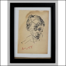 ЗВЕРЕВ Анатолий Тимофеевич (1931–1986) Автопортрет. 1956