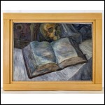 КРАСНОПЕВЦЕВ Дмитрий Михайлович (1925–1995) Раскрытая книга и череп. 1947–1949