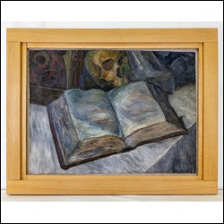 КРАСНОПЕВЦЕВ Дмитрий Михайлович (1925–1995) Раскрытая книга и череп. 1947–1949
