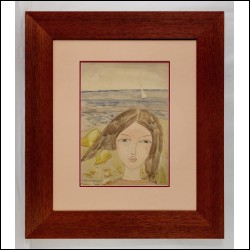 КРОПИВНИЦКИЙ Евгений Леонидович (1893–1979) Девушка и море. 1965