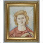 МАРЕВНА (Воробьёва-Стебельская Мария Брониславовна) (1892–1984) Портрет женщины с птицей. 1974