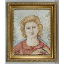МАРЕВНА (Воробьёва-Стебельская Мария Брониславовна) (1892–1984) Портрет женщины с птицей. 1974