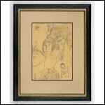 ПЯТНИЦКИЙ Владимир Павлович (1938–1978) Двойной портрет с памятником пионеру. Конец 1960‑х — начало 1970‑х