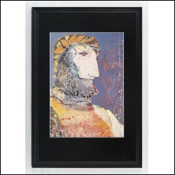 БОГОМОЛОВ Глеб Сергеевич (1933–2016) Профиль в лавровом венке. 1978