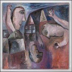 ИШИН Александр Владимирович (1941–2015) Беседа втроем. 2010