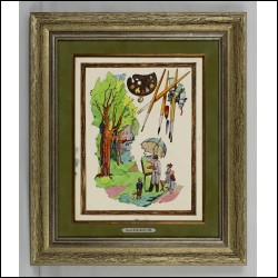 КАБАКОВ Илья Иосифович (1933–2023) Художник. Иллюстрация к книге Анатолия Маркуши «Тима дома». Москва. «Малыш». 1968