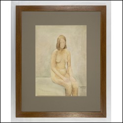 ВЕЙСБЕРГ Владимир Григорьевич (1924–1985) Обнаженная. 1977