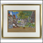 КОРОВИН Константин Алексеевич (1861–1939) Перед царским дворцом. Эскиз декорации к опере «Золотой петушок». 1934