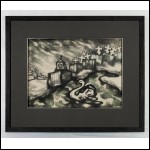 РАБИН Оскар Яковлевич (1928–2018) Пейзаж с лебедем. 1966