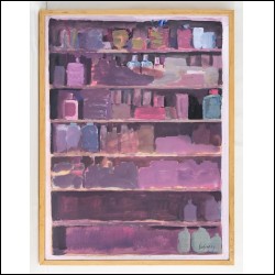 РОГИНСКИЙ Михаил Александрович (1931–2004) Бутылки в шкафу. Конец 1970‑х — 1980‑е