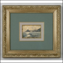 ВОЛОШИН Максимилиан Александрович (1877–1932) Коктебель. Море, скалы и луна. 1924