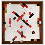 НЕМУХИН Владимир Николаевич (1925–2016) Большой белый ломберный стол. 1991