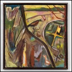 ВОРОШИЛОВ Игорь Васильевич (1939–1989) Пейзаж с птицей. 1970