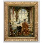 ФРАНЦ Франк (1897–1986) Утренняя молитва в мечети. Четверо верующих, обративших взор в Мекку. 1942