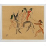 ЗВЕРЕВ Анатолий Тимофеевич (1932–1986) Триумф осла. Графическая импровизация на тему романа Апулея «Золотой осел». 1983