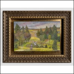 ХАРИТОНОВ Александр Васильевич (1931–1993) Встреча в лесу. 1976