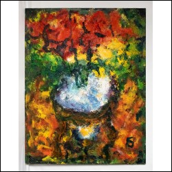 БУХ Арон Фроимович (1923–2006) Цветы на столе. 2003