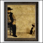 ВОЛИГАМСИ Ринат (1968) Он и его собака. 2001