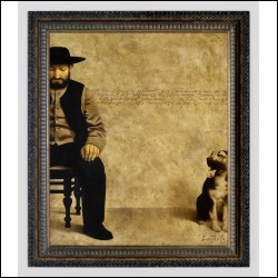 ВОЛИГАМСИ Ринат (1968) Он и его собака. 2001