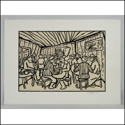 РАБИН Оскар Яковлевич (1928–2018) В пивной. 2016