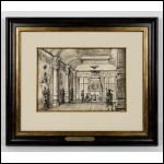 БЕНУА Александр Николаевич (1870–1960) Зал в замке. Эскиз к роману Т. Готье «Капитан Фракасс». Конец 1920‑х — 1940‑е