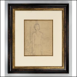 ЛАРИОНОВ Михаил Фёдорович (1881–1964) Женщина с рыбой. 1958