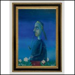 ПУРЫГИН Леонид Анатольевич (1951–1995) Курильщик трубки. 1993