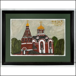ВОРОНОВА Люся (1953) Церковь. 2005