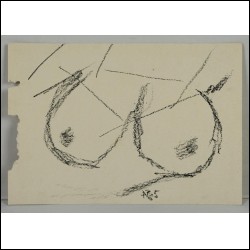 ЗВЕРЕВ Анатолий Тимофеевич (1931–1986) Обнаженная. Бюст. 1965