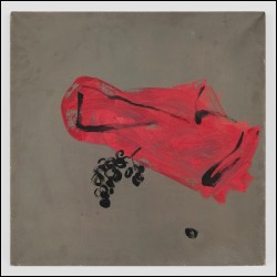 ГУТОВ Дмитрий Геннадьевич (1960) Натюрморт с красным полотенцем и виноградом. 2003