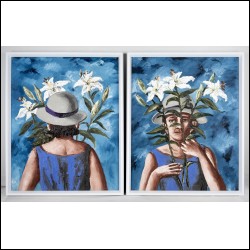 НЕСТЕРОВА Наталья Игоревна (1944–2022) Белые лилии. 2009