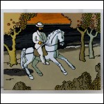 ШИРШКОВ Игорь Александрович (1962) Художник на коне. 2014–2015