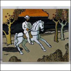 ШИРШКОВ Игорь Александрович (1962) Художник на коне. 2014–2015