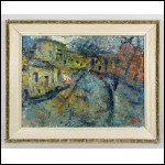 БУХ Арон Фроимович (1923–2006) Кривая улочка. 1995