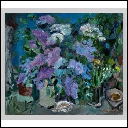 ЕЛЬНИЦКАЯ Вера Андреевна (1966) Сирень. 2016