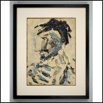 ЗВЕРЕВ Анатолий Тимофеевич (1931–1986) Автопортрет с сигаретой. 1966