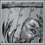 КРАСЕВ Юрий (Циркуль) (1960–2018) Портрет артиста Ю. Циркуля. 1989