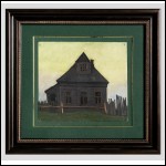 КРАСНОПЕВЦЕВ Дмитрий Михайлович (1925–1995) Вечер в деревне. Под Звенигородом. 1956