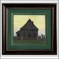 КРАСНОПЕВЦЕВ Дмитрий Михайлович (1925–1995) Вечер в деревне. Под Звенигородом. 1956