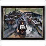 РАБИН Оскар Яковлевич (1928–2018) Город в провинции с фонарем. 2006