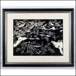 РАБИН Оскар Яковлевич (1928–2018) Дом с отражением. 1969